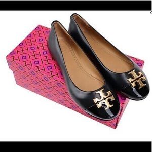 everly ballet nappa patent leather tory Burch